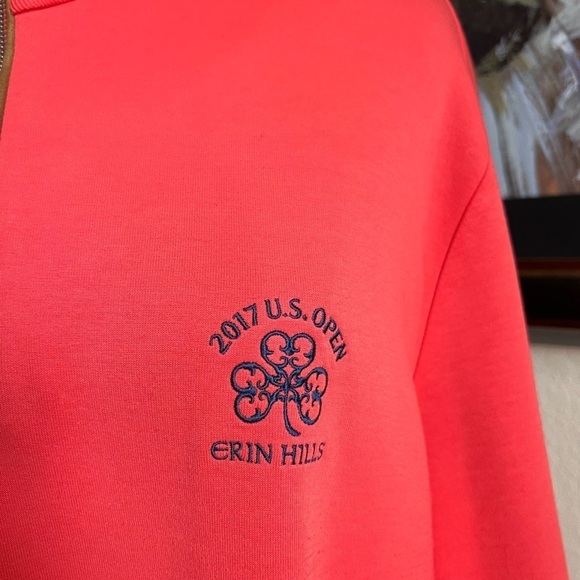 GUC Polo Ralph Lauren Coral Sweatshirt 2017 US Open Size M - Picture 2 of 6